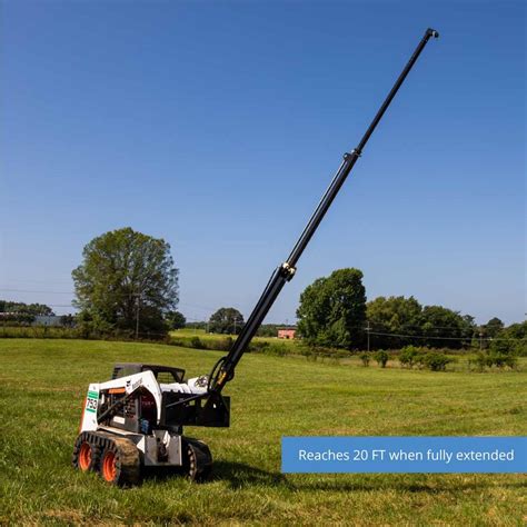 boom skid steer|telescoping boom for skid loader.